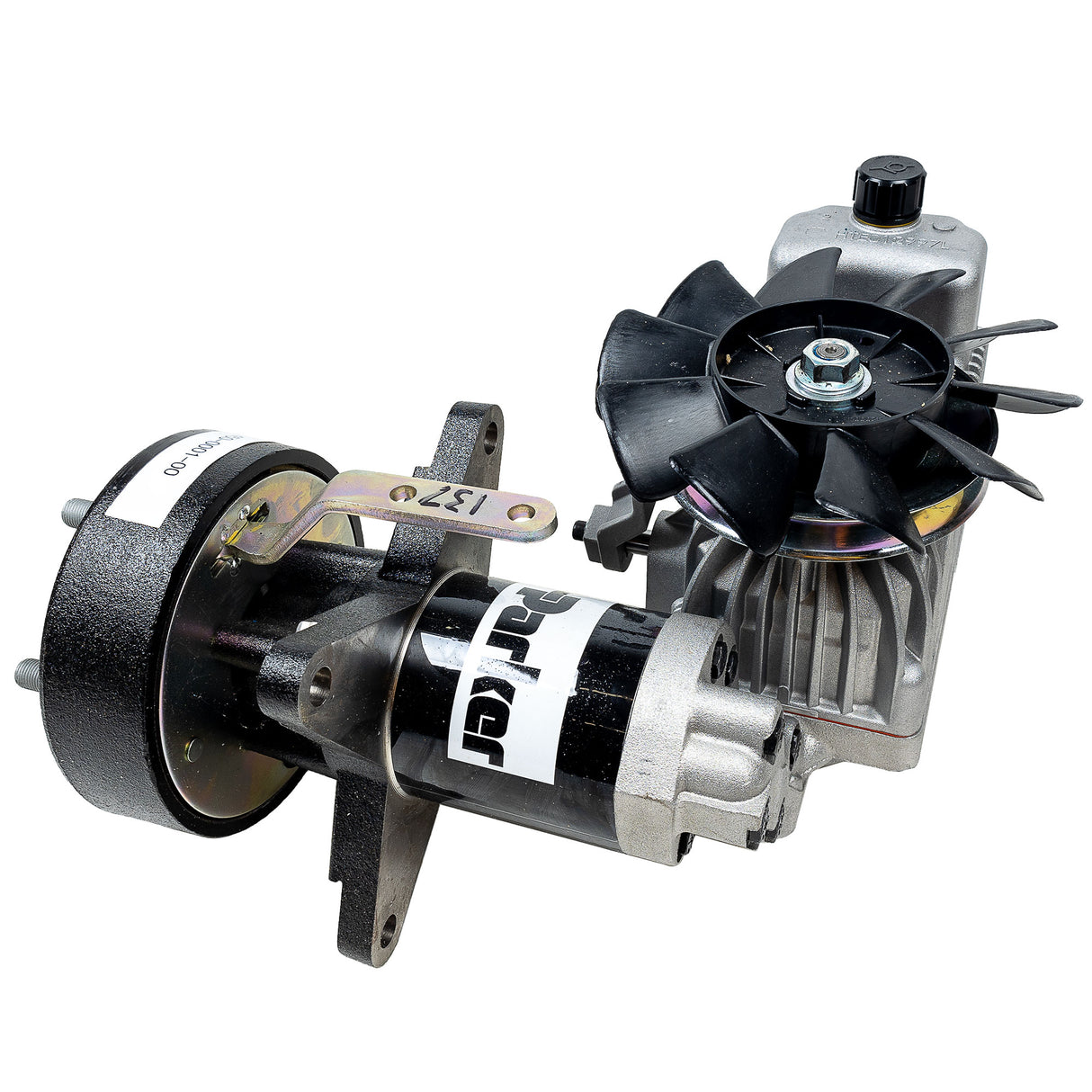Spartan 450-0001-00 HTE10 Left Hand Side 10CC Genuine Parker Transaxle, Fits Spartan RT Pro, SRT Pro, and KG Pro Models - SN450000100