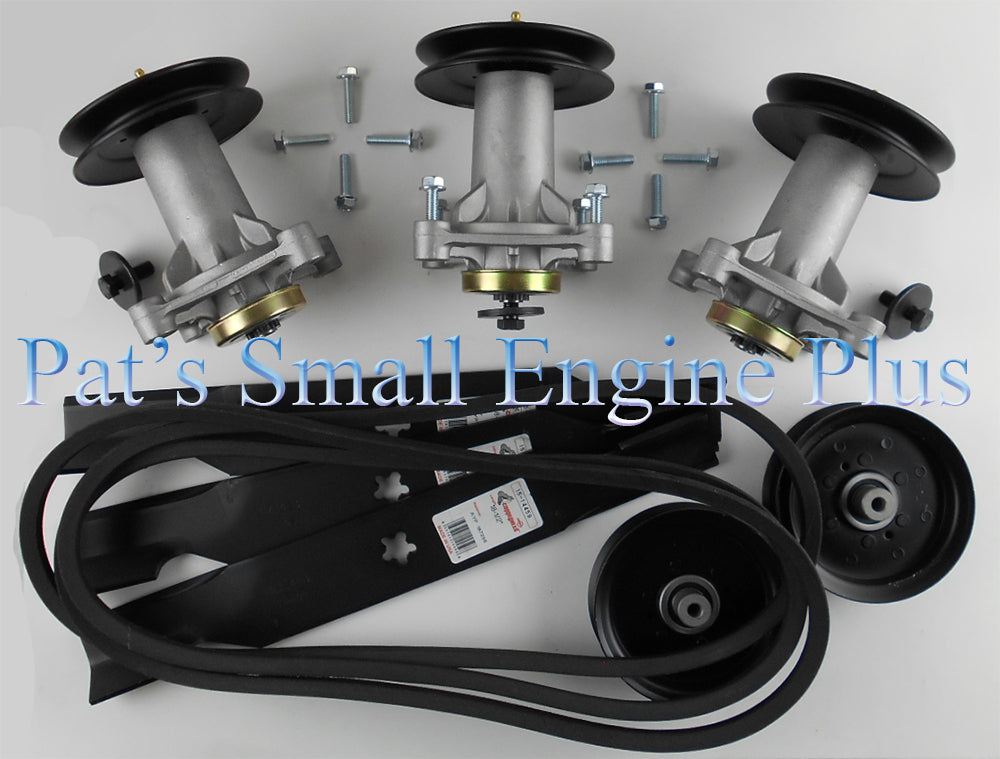 54" Ayp, Craftsman, Husqvarna, Poulan Hi Lift Blade Deck Rebuild Kit w/142.5" Belt - DECKIT169