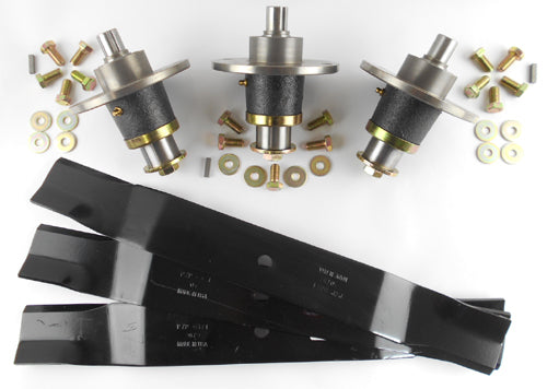 Hustler Z & Super Z 52" 2001-2005 prior to 05011098 High Lift Blade Spindle Kit - DECKIT201