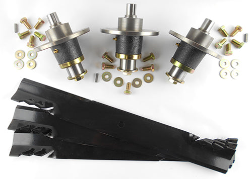 Hustler Z & Super Z 72" 2001-2005 prior to 05011098 Mulching Blade Spindle Kit - DECKIT209