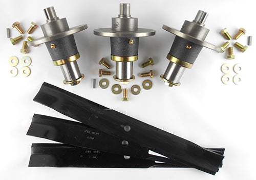 Hustler Z & Super Z 60" 2005-2010 W/XR7 Deck Prior to 09110000 High Lift Blade Spindle Kit - DECKIT215
