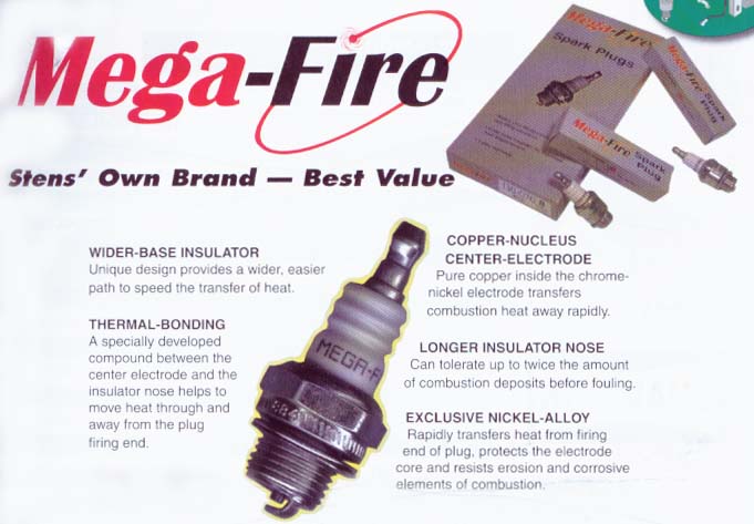 Uforglemmelig råolie handikap Mega-Fire Spark Plug | Champion Spark Plugs Cross Reference