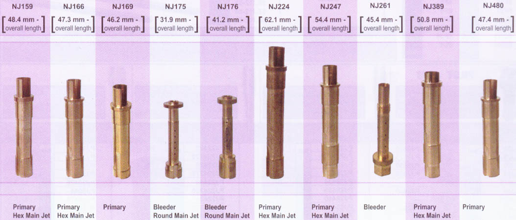 Mikuni Needle Jet Dimension Chart