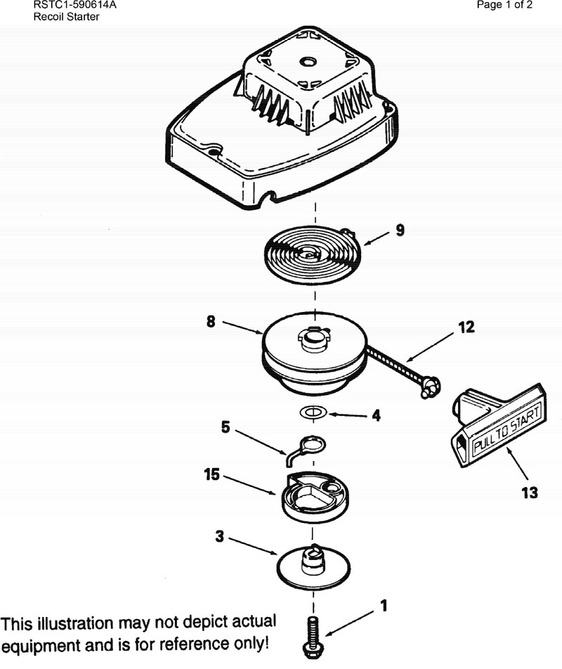 Tecumseh Model Tc300 3003 Parts Breakdown