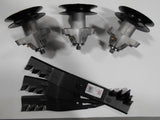 Cub Cadet LT1050 LTX1050 LGT1050 LGTX1050 RZT50 RZT-50 50" Mower Spindle Kit w/Mulching Blade - DECKIT1