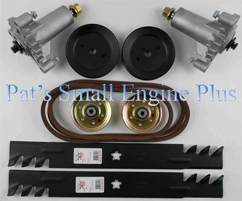 42" Ayp, Craftsman, Husqvarna, Poulan Copperhead Mulcher Blade Deck Rebuild Kit w/88" Belt - DECKIT112