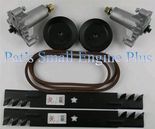 42" Ayp, Craftsman, Husqvarna, Poulan Copperhead Mulcher Blade Deck Rebuild Kit w/95.5" Belt - DECKIT119