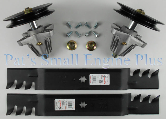 42" Cub Cadet LTX1040, LTX1042, RZT-S42, RZT-L42 Copperhead Commercial Mulcher Blade Spindle Kits - DECKIT134