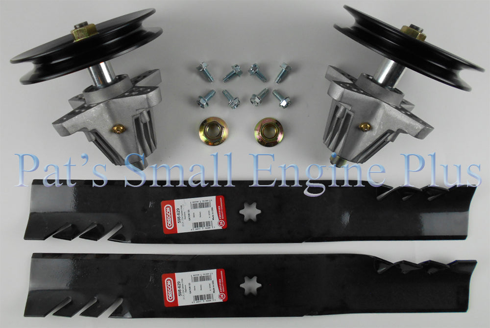 42" Cub Cadet LTX1040, LTX1042, RZT-S42, RZT-L42 Gator G5 Mulcher Blade Spindle Kits - DECKIT137