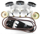 54" Cub Cadet GT1054, GT1554(w/courage eng.) GTX1054 Copperhead Commercial Mulcher Blade Deck rebuild Kit - DECKIT146