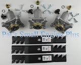 48" Ayp, Craftsman, Husqvarna, Poulan Coperhead Mulcher Blade Spindle Kits - DECKIT158