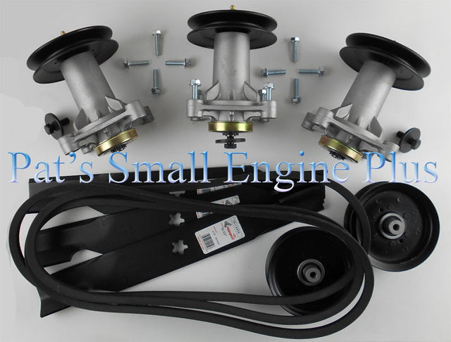 54" Ayp, Craftsman, Husqvarna, Poulan Hi Lift Blade Deck Rebuild Kit w/142.5" Belt - DECKIT169