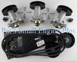 54" Ayp, Craftsman, Husqvarna, Poulan Copperhead Commercial Mulcher Blade Deck Rebuild Kit w/142.5" Belt - DECKIT170