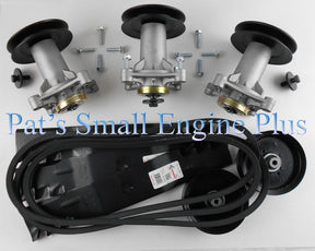 54" Ayp, Craftsman, Husqvarna, Poulan Copperhead Commercial Mulcher Blade Deck Rebuild Kit w/142.5" Belt - DECKIT170