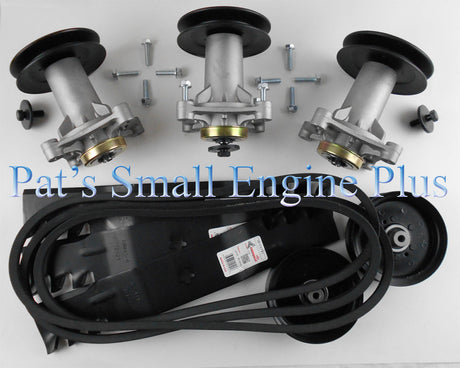 54" Ayp, Craftsman, Husqvarna, Poulan Copperhead Commercial Mulcher Blade Deck Rebuild Kit w/142.5" Belt - DECKIT170