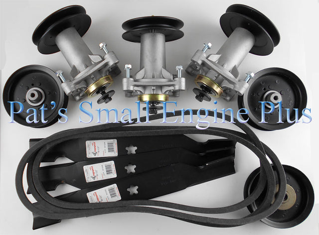 54" Ayp, Craftsman, Husqvarna, Poulan Hi Lift Blade Deck Rebuild Kit w/147.5" Belt - DECKIT173