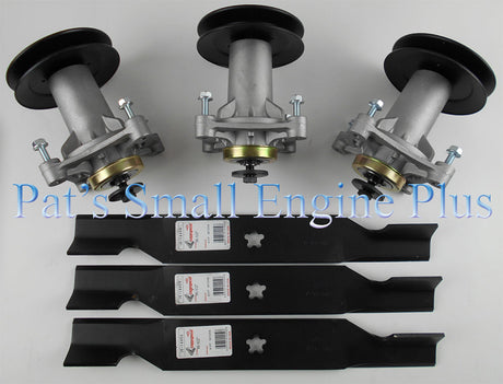 54" Ayp, Craftsman, Husqvarna, Poulan Hi Lift Blade Spindle Kits - DECKIT185