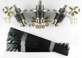 Hustler Z & Super Z 60" 2001-2005 prior to 05011098 Mulch Blade Spindle Kit - DECKIT205
