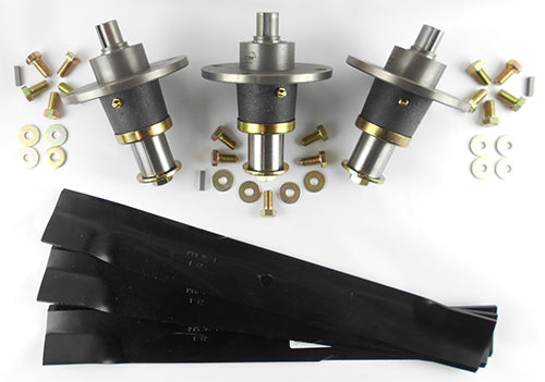 Hustler Z & Super Z 72" 2005-2010 W/XR7 Deck Prior to 09110000 High Lift Blade Spindle Kit - DECKIT223