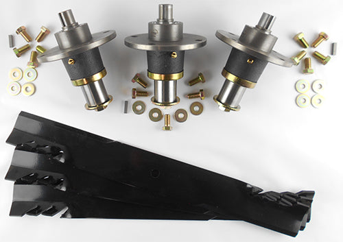 Hustler Z & Super Z 72" 2005-2010 W/XR7 Deck Prior to 09110000 Mulching Blade Spindle Kit - DECKIT225
