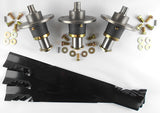 Hustler Z & Super Z 72" 2005-2010 W/XR7 Deck Prior to 09110000 Mulching Blade Spindle Kit - DECKIT225