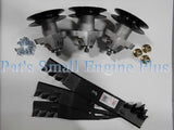 50" Cub cadet, MTD, Troy-Bilt, Toro 918-04125/918-04126 Copperhead Commercial Mulcher Blade Spindle Kits - DECKIT24