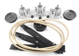 Hustler Raptor 52" Hi-Lift Deck Rebuild Kit, Blade Spindles, Pulleys, Deck Belt and Hardware - DECKIT250