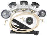 Hustler Raptor 52" Ultimate Deck Rebuild Kit, Blade Spindles, Pulleys, Idlers, Deck Belt and Hardware - DECKIT257