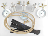 Hustler Raptor Super Duty 60" Deck Rebuild Kit, Blade Spindles, Pulleys, Deck Belt and Hardware - DECKIT260