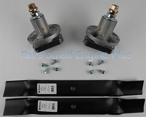 42" John Deere L100-L130, Scotts L1742, Saber 1642HS, 17.542HS Standard Blade Spindle Kits - DECKIT29
