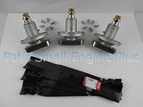 48" John deere, L120, L130, Scotts L2048, L2548 Gator G5 Blade Spindle Kits - DECKIT74