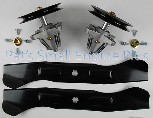46" Cub Cadet LTX1045, LTX1046, Z Force, Craftsman LT2000 Hi Lift Blade Spindle Kits - DECKIT80