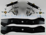 46" Cub Cadet LTX1045, LTX1046, Z Force, Craftsman LT2000 Hi Lift Blade Spindle Kits - DECKIT80