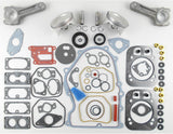Command Series 23.5HP-30HP, CH25-CH26, CV25-CV26, CH730/CH730S, CH735/CH735S, CH740/CH740S, CH745/CH745S, CH750, CV730/CV730S, CV735/CV735S, CV740/CV740S, CV745/CV745S, CV750/CV750S +.50MM Oversize Piston/Rings Basic Rebuild Kit W/ Connecting Rods