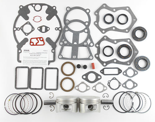 Kohler KT17 17HP Kohler Original Equipment .020" Oversize Basic Rebuild Kit - RBLD215